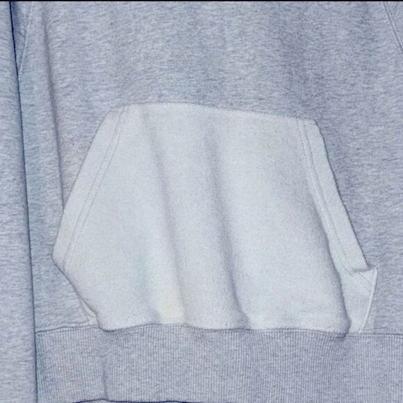 NWOT Aerie Luxe Inside Out Cropped Hoodie in Combo Grey Size S - Picture 4 of 6